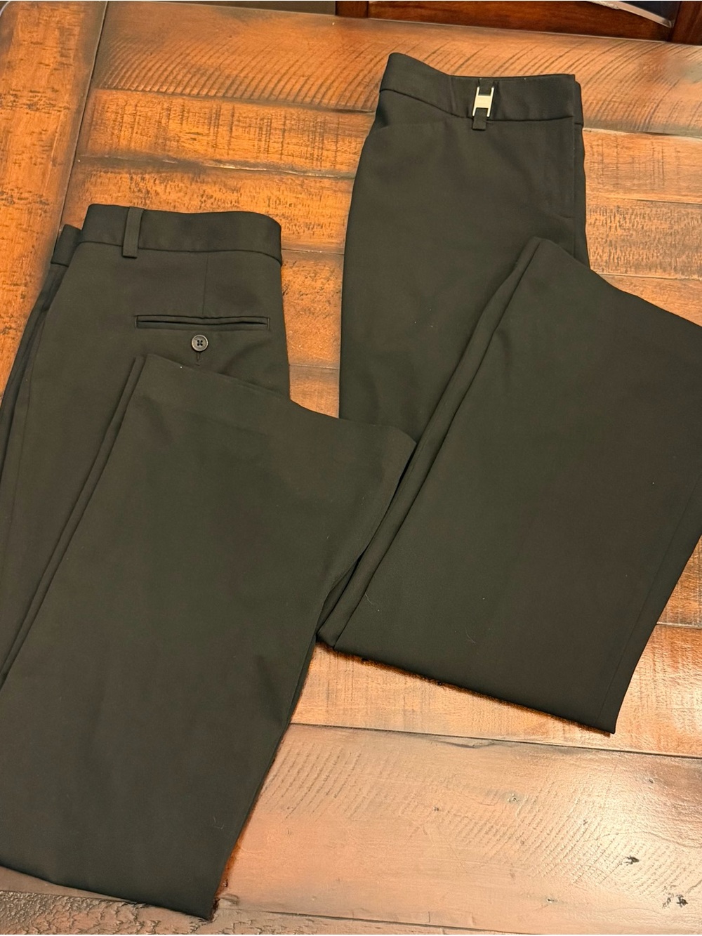 Lot of 2 Womens Express  Editor Work Dress Pants Barely Boot  4R